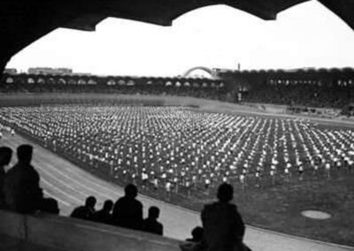 Gymnastique au stade Chaban-Delmas