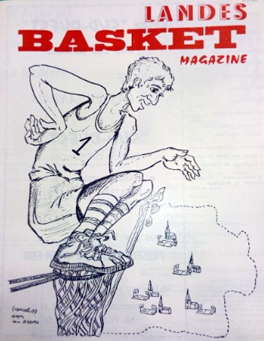 Le stade municipal de Bordeaux en 1938 Landes Basket Magazine. Numéro 1. 1977. Archives départementales des Landes